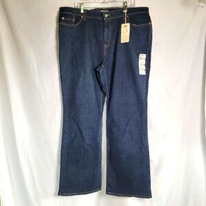 NWT Women's Plus Size Levi's 515 Bootcut Stretch Jeans. Size 22W Medium Darkwash